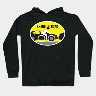 Share the Road - Bikes belong on the road too Hoodie